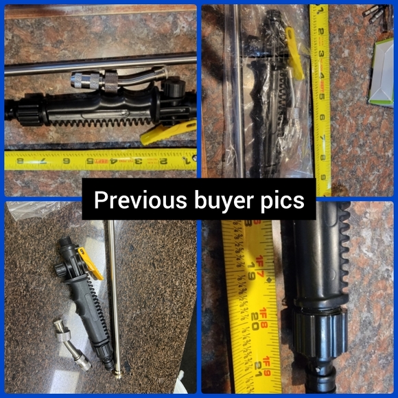 Pressure washer hose end attachment Brand new in package black color - Picture 8 of 8